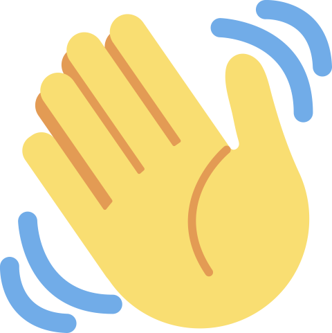 Waving hand